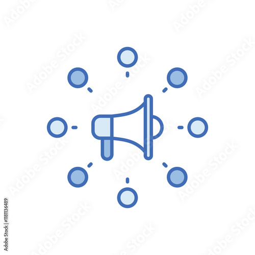 Viral Market vector icon