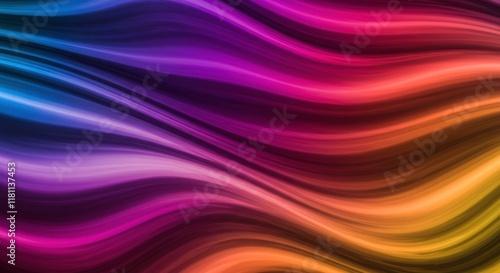 Wallpaper Mural Fluid Abstract Background: A dynamic and vibrant abstract background composed of swirling, flowing, and dynamic lines in a spectrum of colors. The smooth. Torontodigital.ca