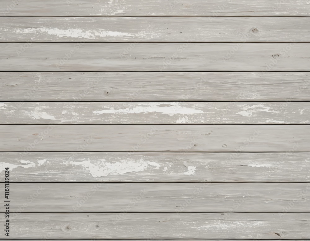 Obraz premium Distressed Whitewashed Wood Texture Background: Rustic Grey Weathered Planks
