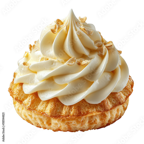 CreamPuffs isolated on transparent background.PNG photo