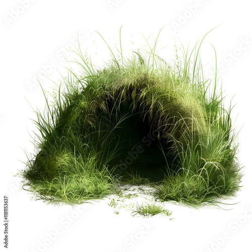 Green Grass Clipart Vector Illustration photo