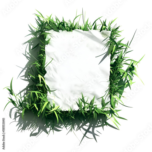 Green Grass Clipart Vector Illustration photo