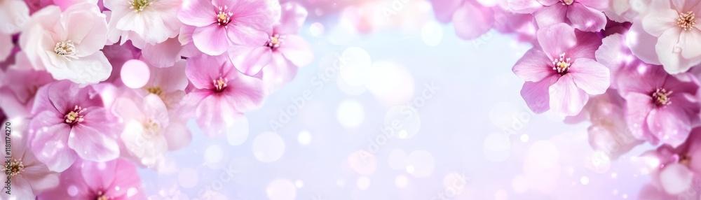 Closeup of cherry blossom branches, a springtime symphony of pink and serenity pink Closeup of cherry blossom branches, a springtime symphony of pink and serenity pink