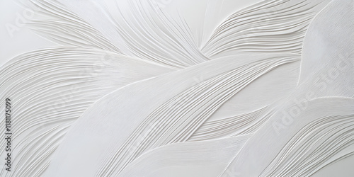 Wallpaper Mural Abstract White Swirls: A captivating abstract background with intricate swirling lines and patterns in muted tones of white, creating a mesmerizing and minimalist backdrop for your designs. Torontodigital.ca