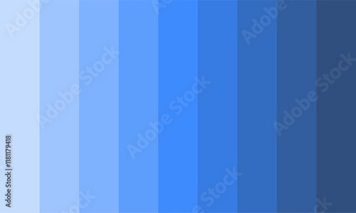 An abstract vertical gradient featuring various shades of blue, transitioning smoothly from light sky blue on the left to deep navy blue on the right. 