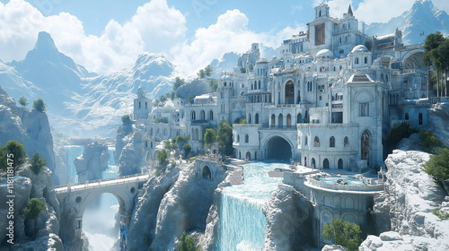 Wallpaper Mural The legendary city of Avalon whose walls are made _010 Torontodigital.ca