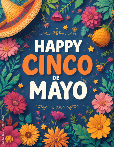 cinco de mayo greeting card