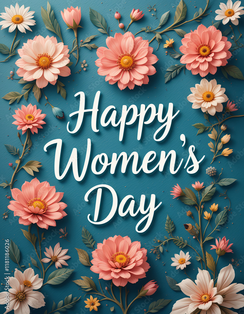 women's day greeting card women's day greeting card