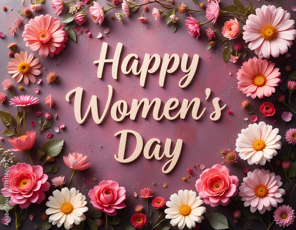 women's day greeting card women's day greeting card