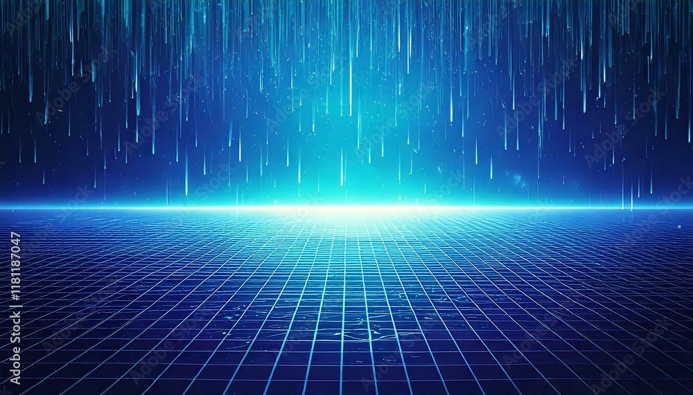 blue abstract empty space background