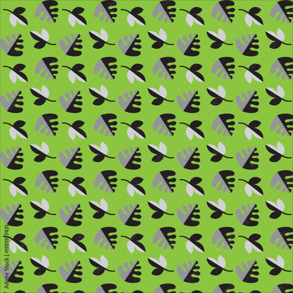 seamless pattern of leaves seamless pattern of leaves