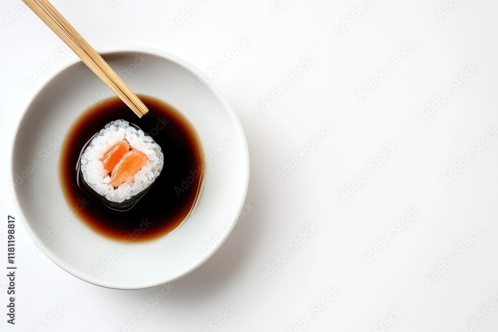 Sushi delight enjoying a perfect bite of sushi with chopsticks dining table gourmet photography minimalist aesthetic close-up culinary experience Sushi delight enjoying a perfect bite of sushi with chopsticks dining table gourmet photography minimalist aesthetic close-up culinary experience