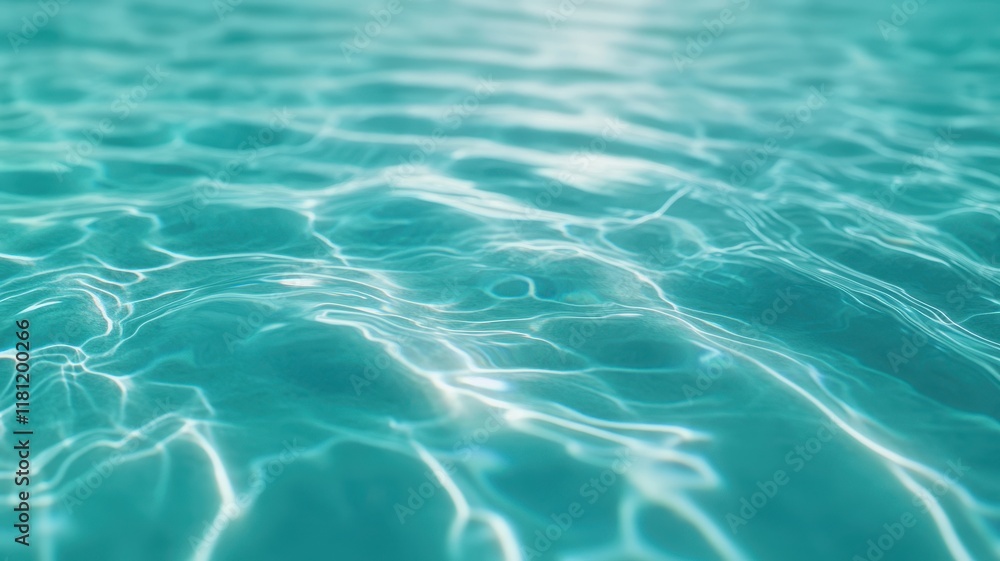 Obraz premium Serene water surface with gentle ripples, perfect background for relaxation and wellness themes.