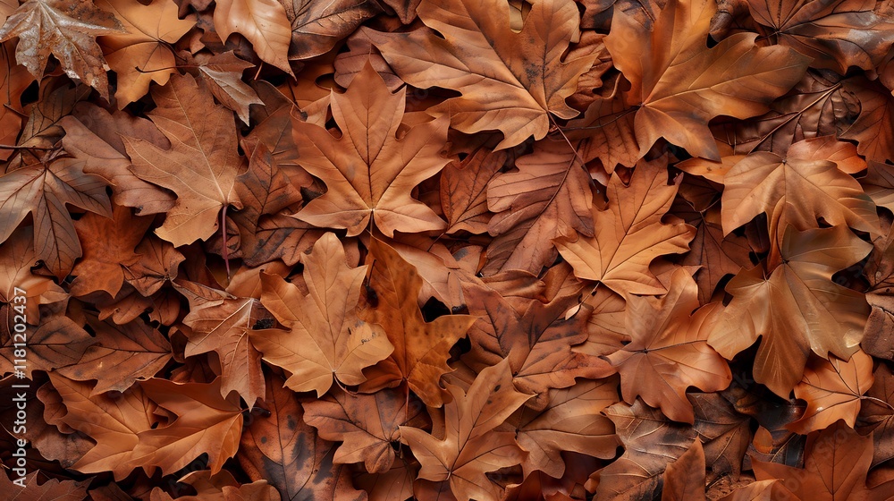 Autumn leaves background. Top view of fallen autumn leaves background. Autumn leaves background. Top view of fallen autumn leaves background.