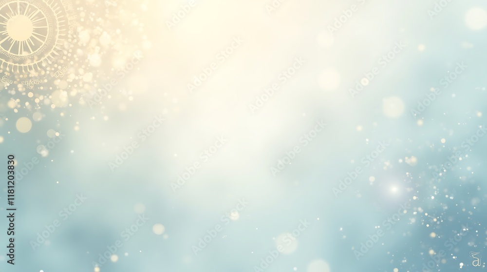 Abstract Festive Background: Sparkling Lights and Pastel Hues Abstract Festive Background: Sparkling Lights and Pastel Hues