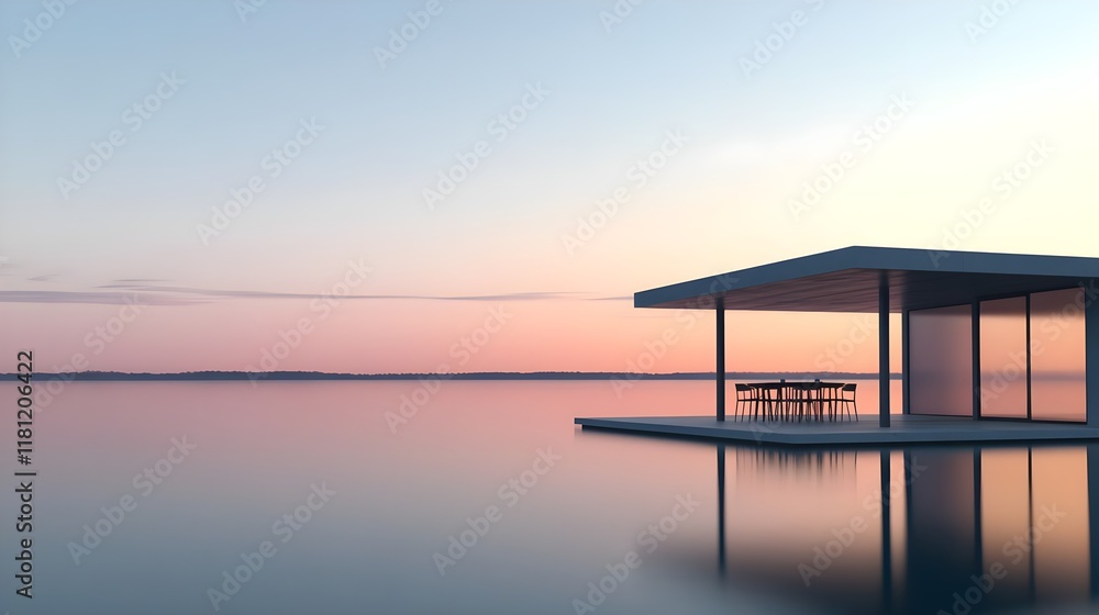minimalist sunset lake house design - minimalist design minimalist sunset lake house design - minimalist design