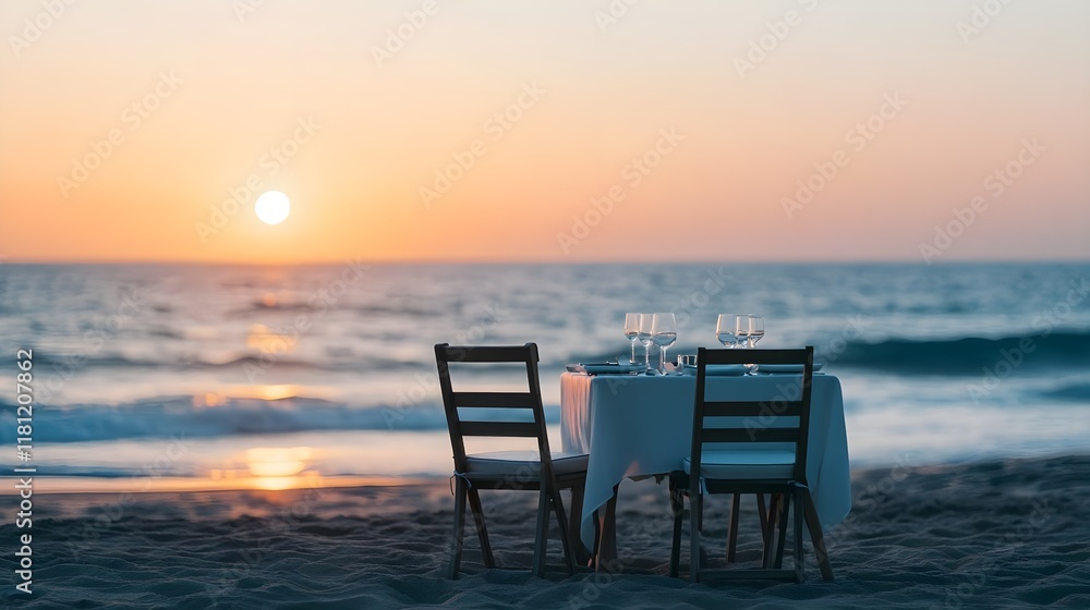 romantic beach sunset dinner table - romantic romantic beach sunset dinner table - romantic