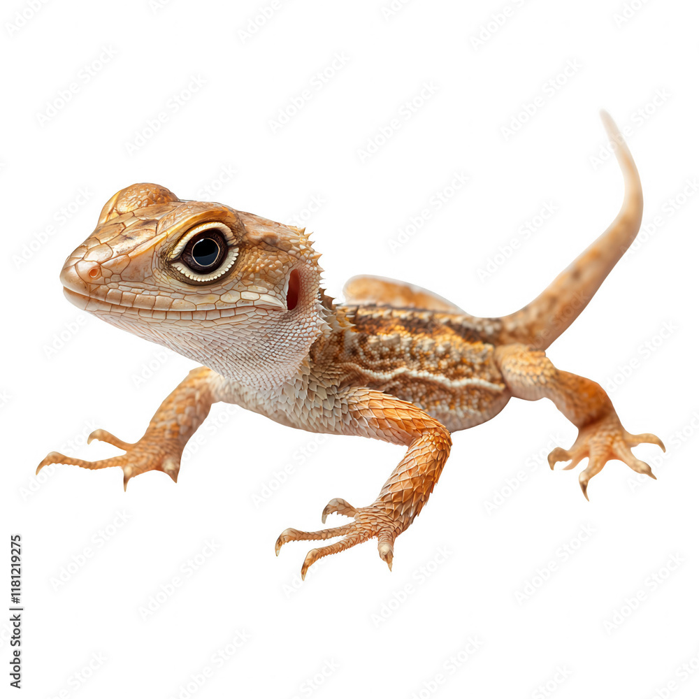 Obraz premium Lizard isolated on transparent background.PNG