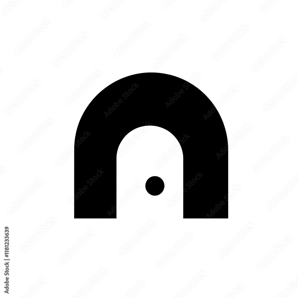 Abstract black and white logo design. Abstract black and white logo design.