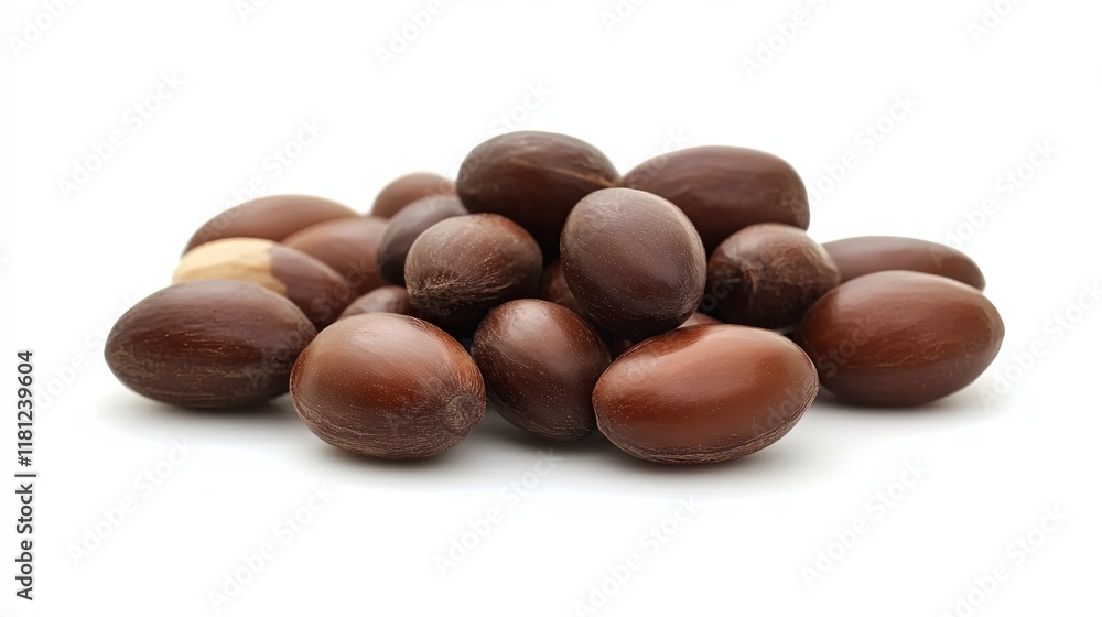 Close Up of Brown Seeds, Nutritious and Healthy Food Close Up of Brown Seeds, Nutritious and Healthy Food