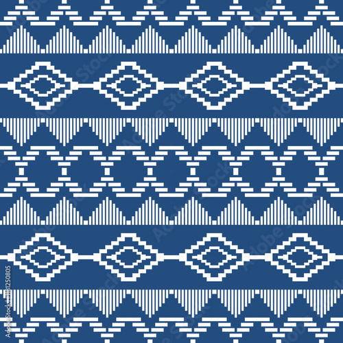 Ethnic geometric pattern, seamless pattern of the Navajo tribe. Native American ethnic. Seamless vector pattern ethnic, seamless Mexican rug, woven carpet. Folk embroidery, Bohemian, Aztec style.