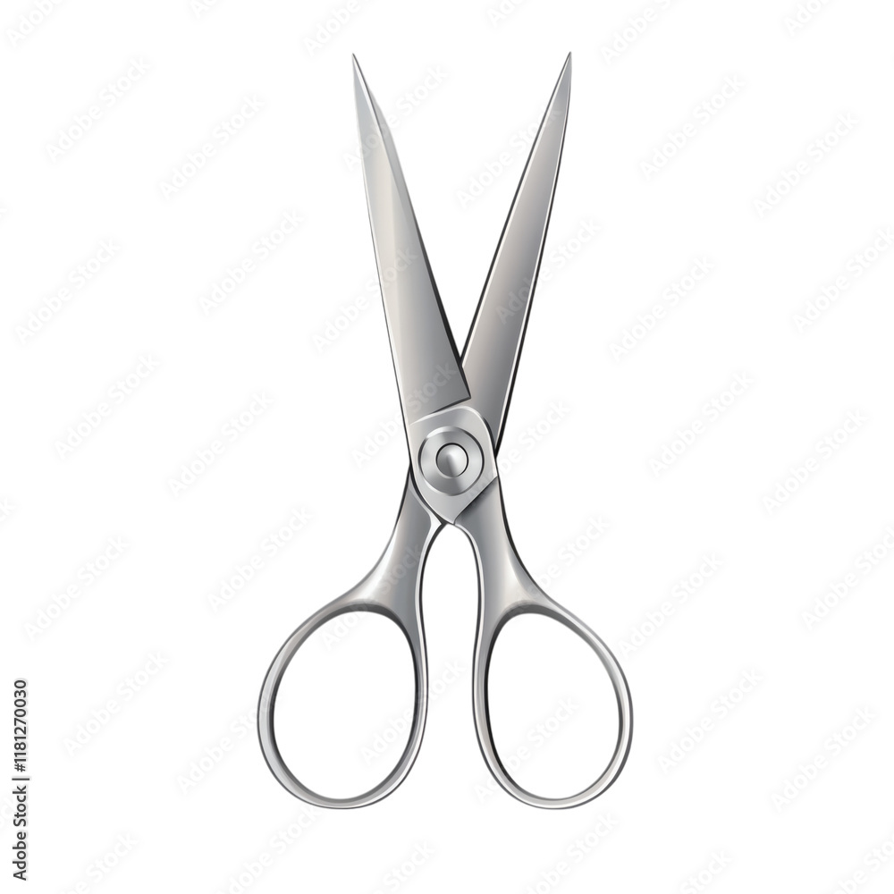 stainless steel scissors isolated on white transparent background stainless steel scissors isolated on white transparent background