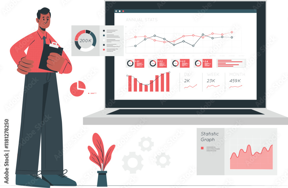 Infographic people vector illustration Infographic people vector illustration