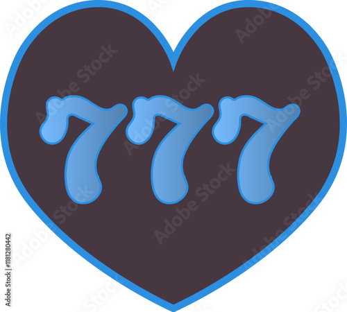 heart shaped cutter LUCKY 777