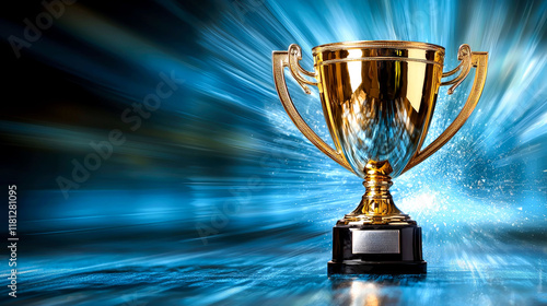 Golden Trophy: Celebrating Victory, Success, and Achievement