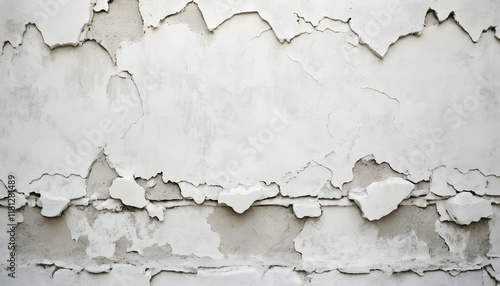 Wallpaper Mural white distressed cracked stucco texture, plaster wall, background Torontodigital.ca