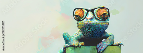 Sophisticated Chameleon in Vivid Detail