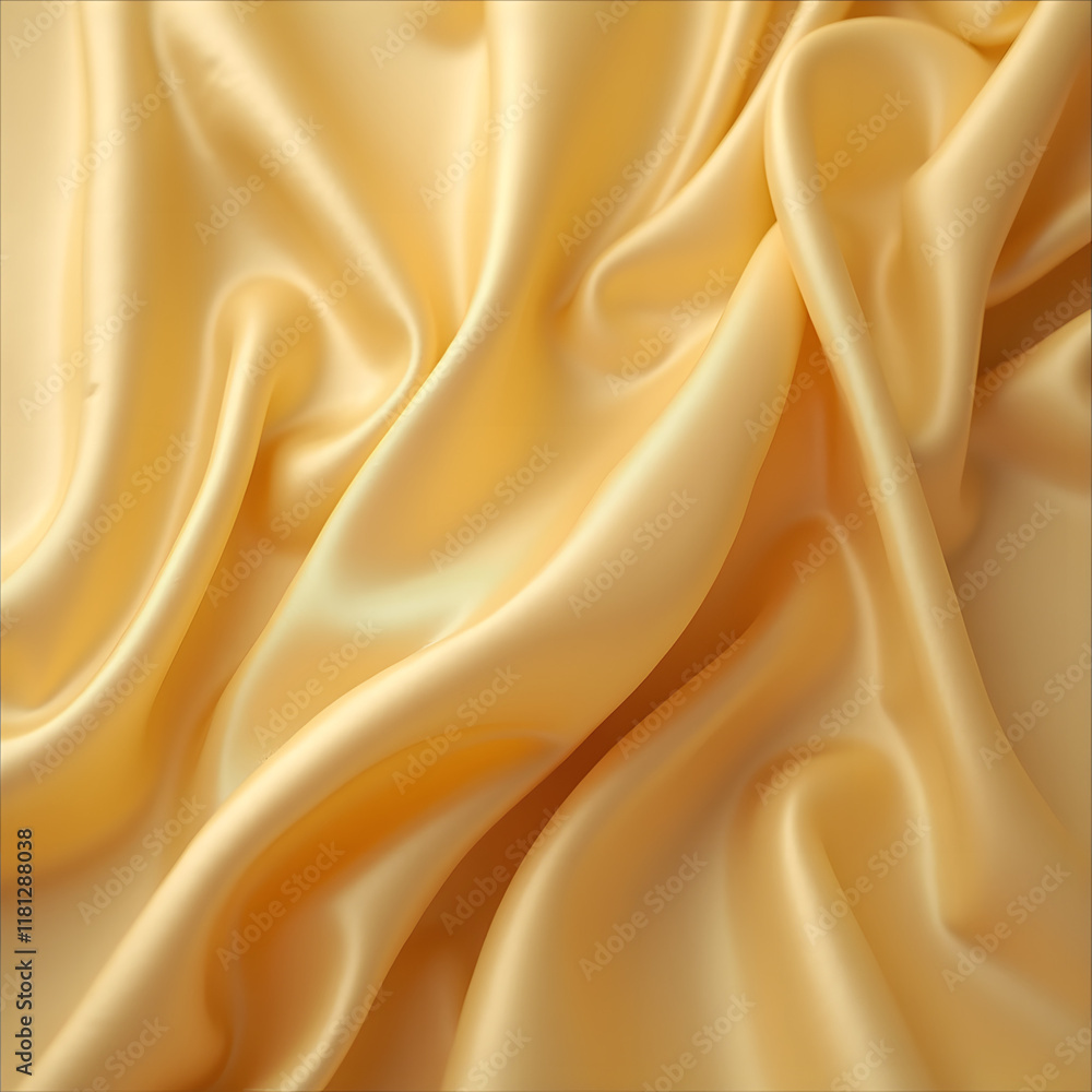 Close-up texture of natural gold silk. Light Golden fabric smooth texture surface background. Smooth elegant gold silk in Sepia toned. Texture, background Close-up texture of natural gold silk. Light Golden fabric smooth texture surface background. Smooth elegant gold silk in Sepia toned. Texture, background