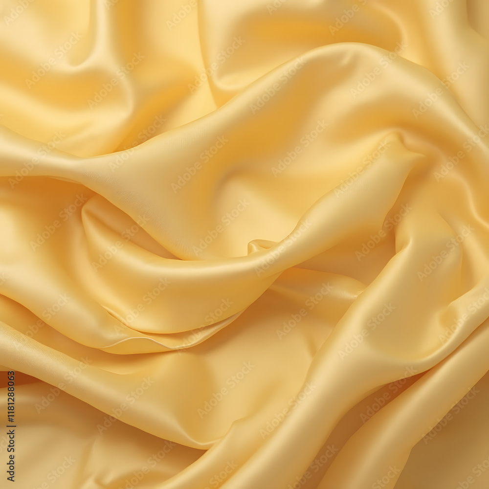 Close-up texture of natural gold silk. Light Golden fabric smooth texture surface background. Smooth elegant gold silk in Sepia toned. Texture, background Close-up texture of natural gold silk. Light Golden fabric smooth texture surface background. Smooth elegant gold silk in Sepia toned. Texture, background