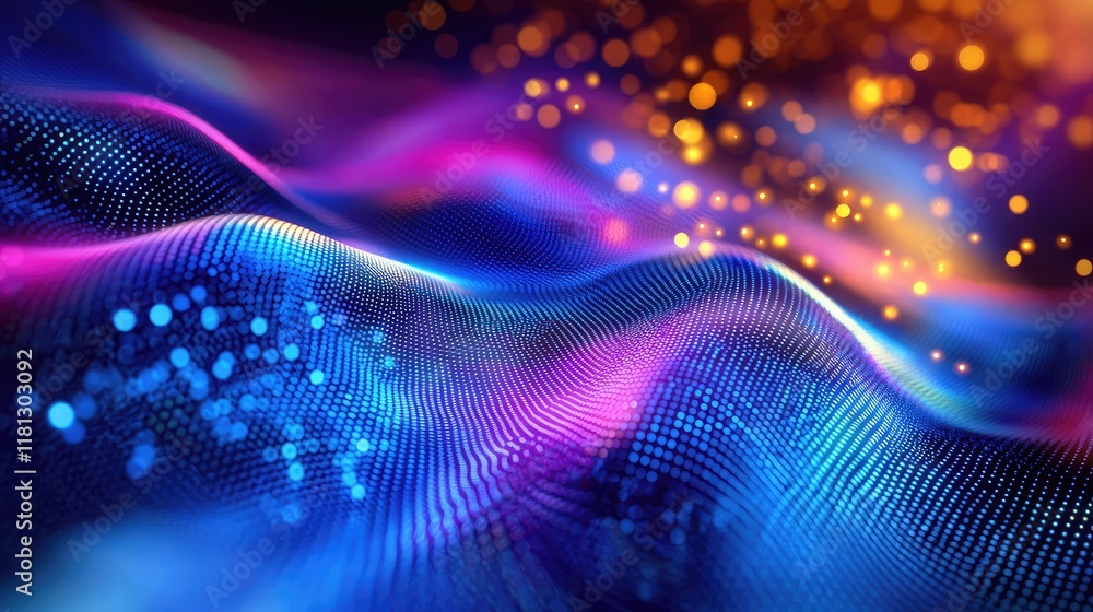 Captivating abstract digital art featuring colorful pixelated lights and a dynamic hyperspace effect, representing motion and energy in a vibrant, high-tech universe. Captivating abstract digital art featuring colorful pixelated lights and a dynamic hyperspace effect, representing motion and energy in a vibrant, high-tech universe.