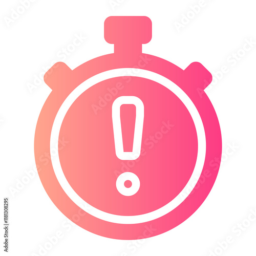overdue gradient icon