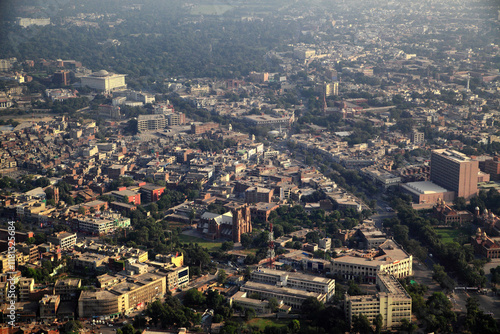 Wallpaper Mural Aerial view of a vibrant and bustling cityscape with modern and historic architecture, Lahore, Pakistan. Torontodigital.ca