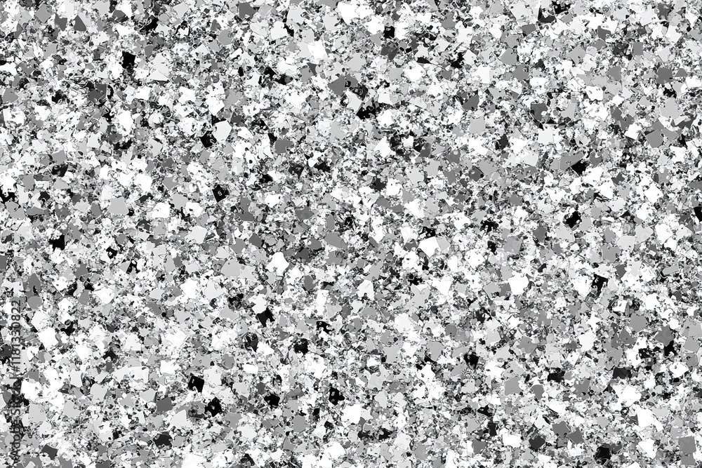 Shimmering Silver Glitter Explosion on a Black Background Shimmering Silver Glitter Explosion on a Black Background
