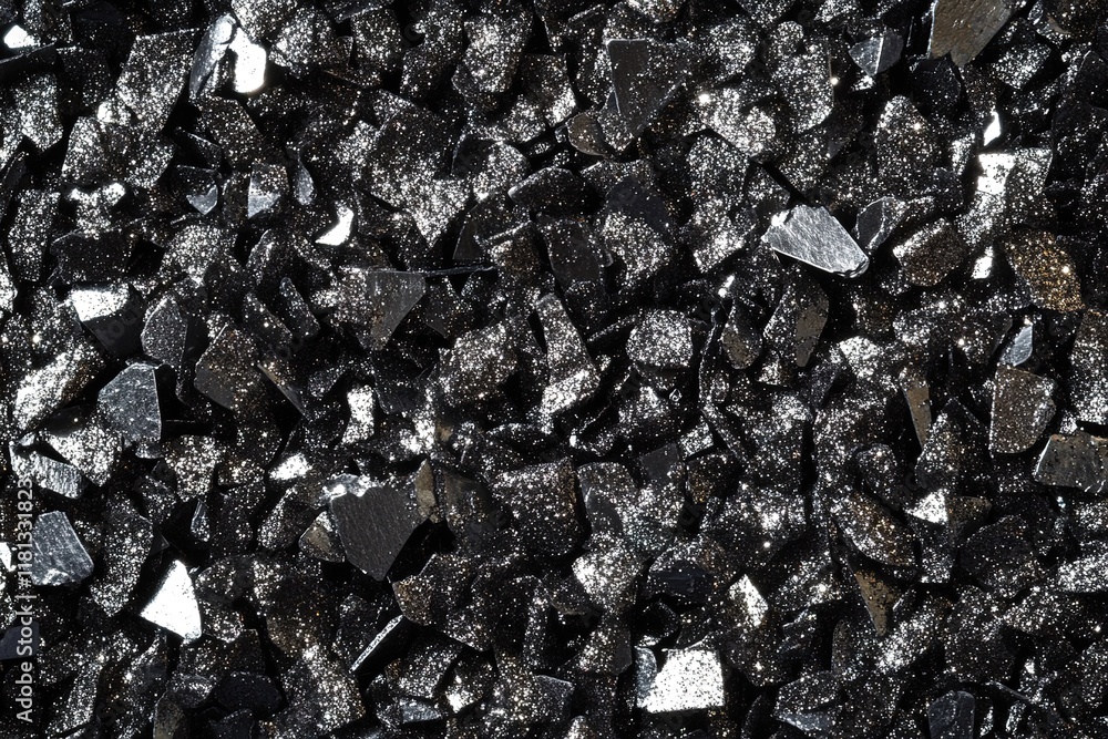 Sparkling Silver Glitter Background Texture Top View Sparkling Silver Glitter Background Texture Top View