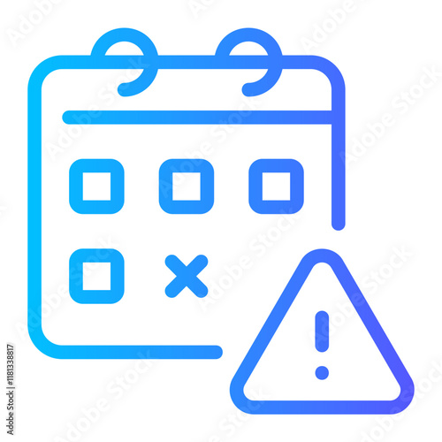 expired gradient icon