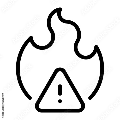 fire line icon