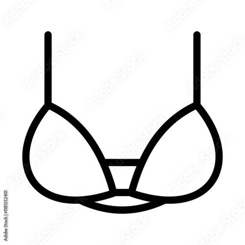 Underwear Bra icon design vector template