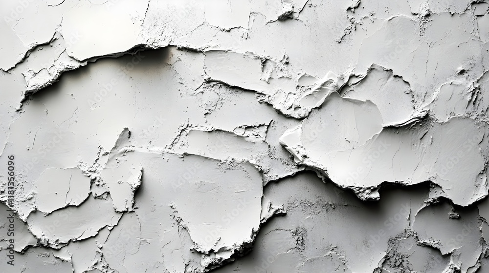 Fototapeta premium A textured concrete surface in light gray, ideal for modern designs.