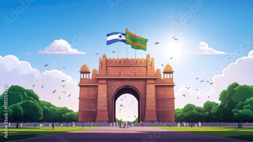 Vector illustration for Indian Republic Day