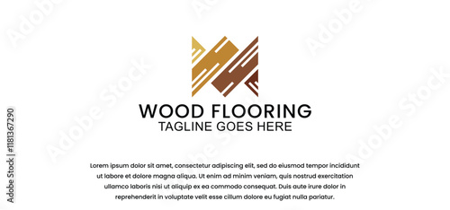 wooden floor logo design, house floor logo, ceramic pattern logo, wooden parquet floor logo. Wooden house and wooden furniture vector template.
