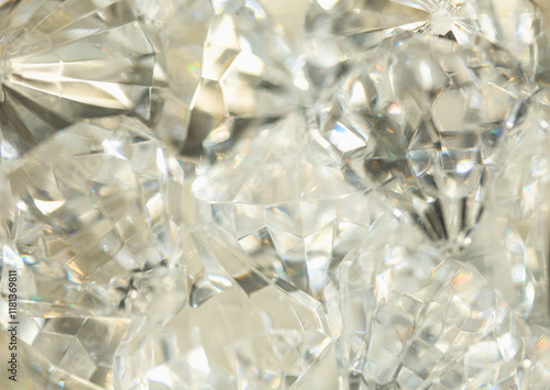 Extreme close up of large diamonds
