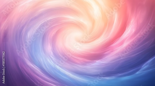 Colorful swirling galaxy, vibrant hues of pink and blue creating a cosmic illusion, perfect for imaginative backgrounds.