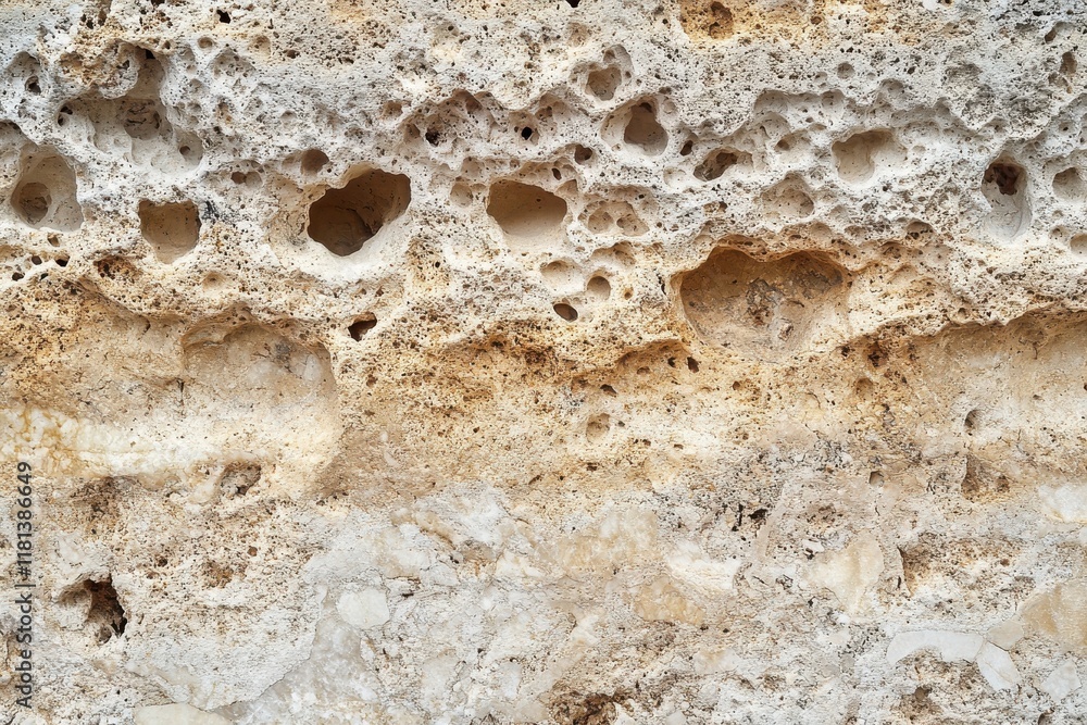 Obraz premium Detailed Close-Up Image Capturing the Unique Porous Texture of a Surface for Various Design Applications