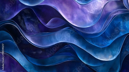 Colorful abstract wave background design with ocean-inspired patterns and curves