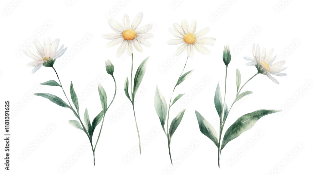 Chamomile flower transparent background Chamomile flower transparent background