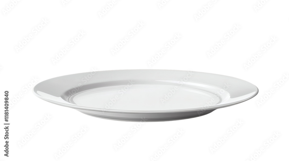 white plate isolated on white transparent background white plate isolated on white transparent background